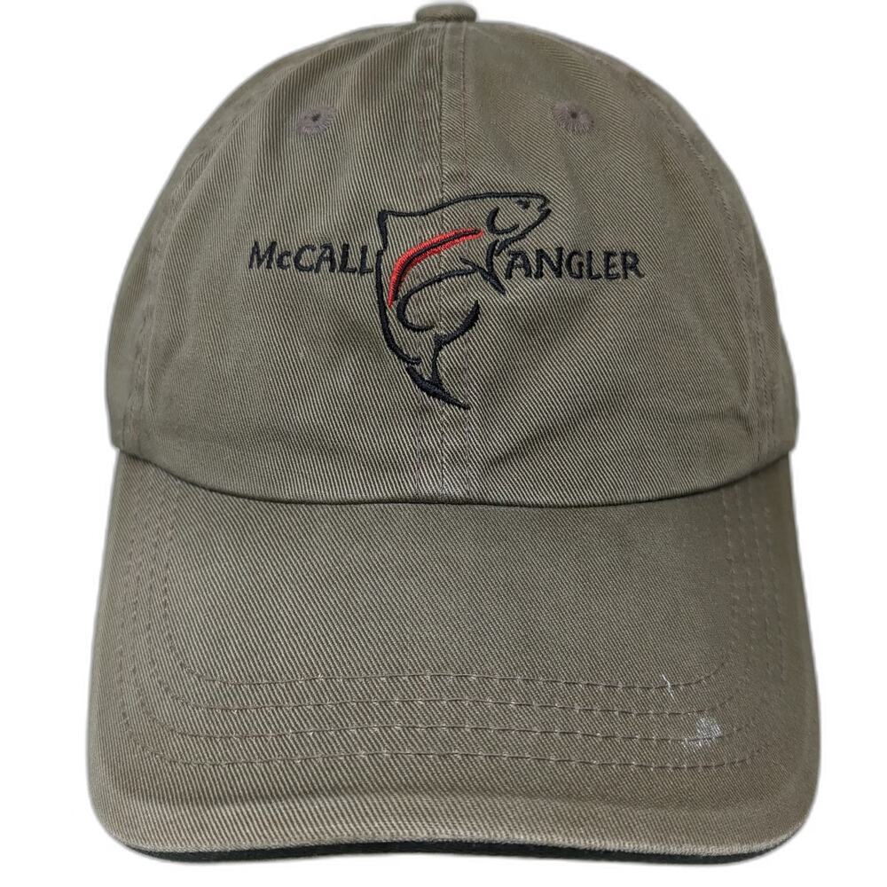 Port Authority Baseball Cap Brown One Size McCall Angler Fishing Hat Strapback